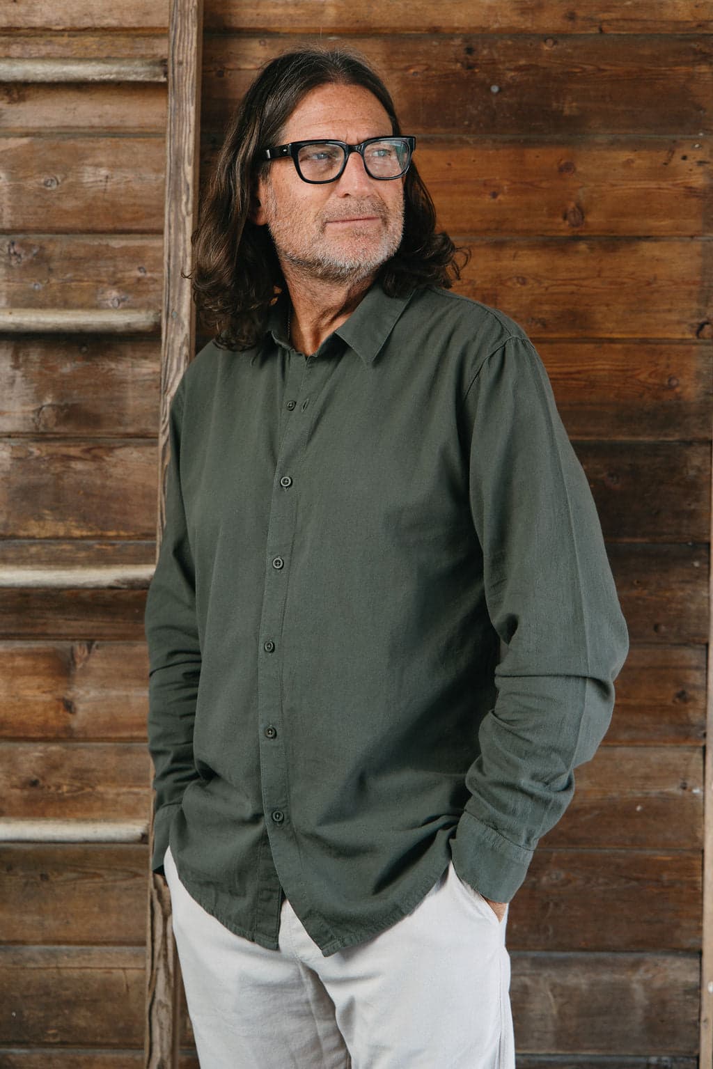 BILL BUTTON UP | Kelp