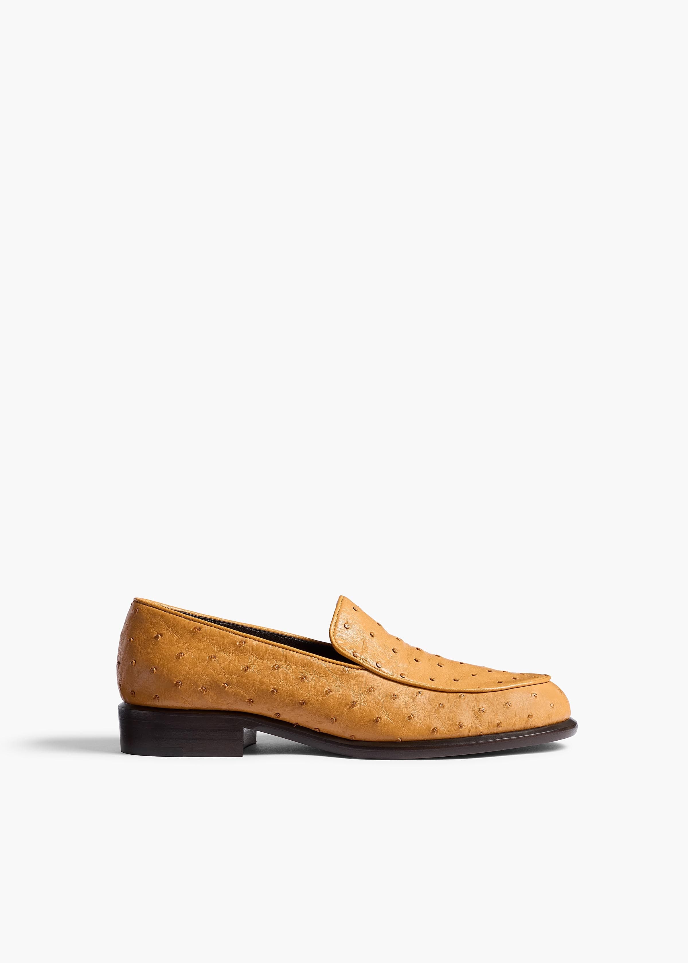 Miles Loafer in Chestnut Ostrich