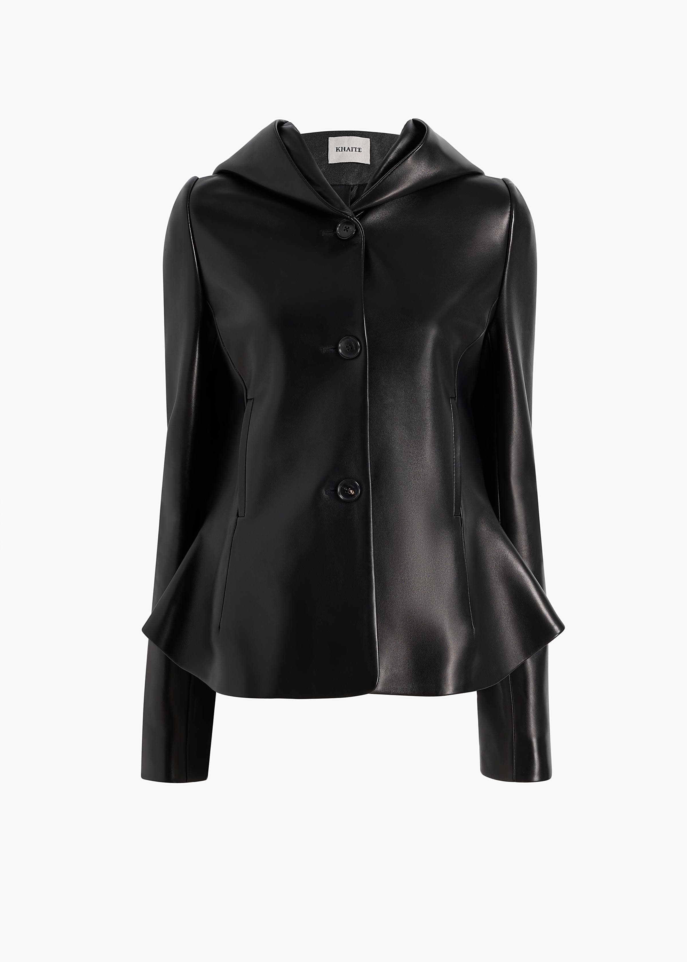 June Jacket in Black Leather