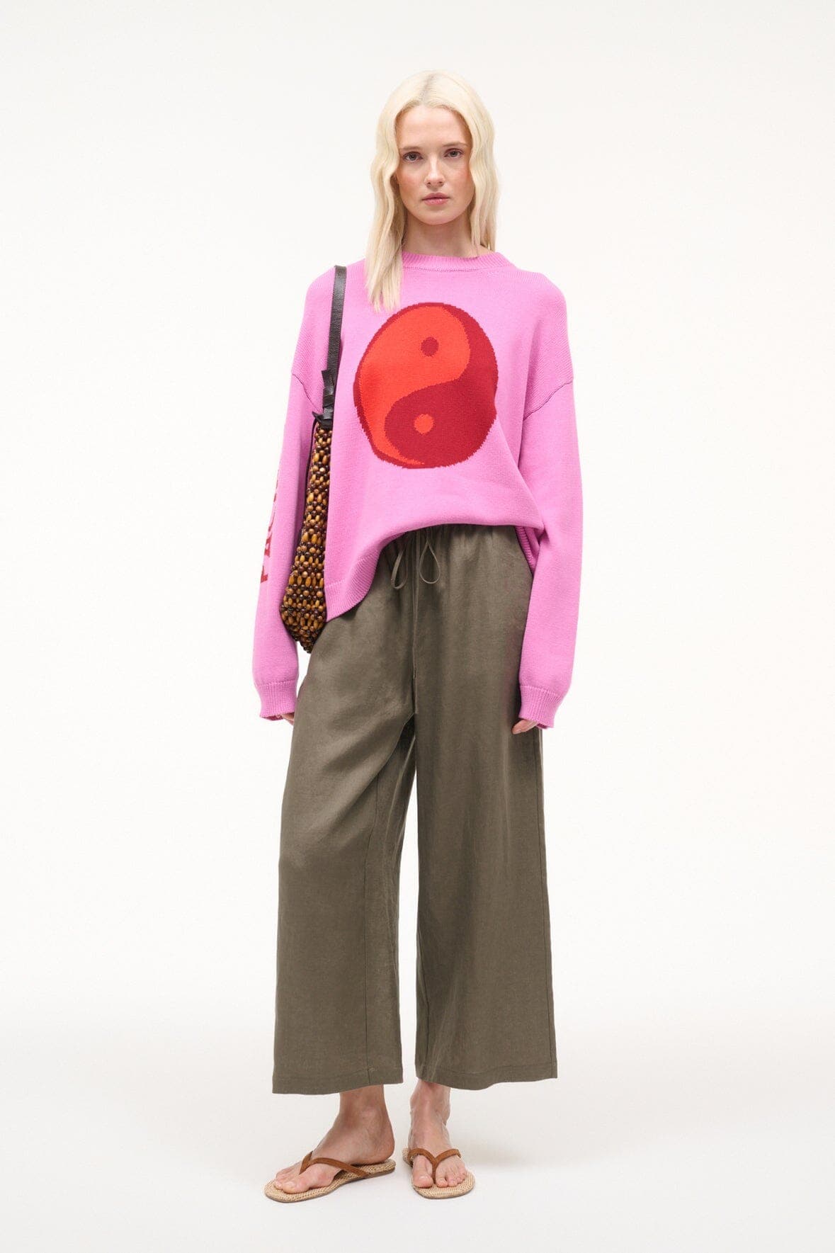 MATEO CROPPED LINEN PANT | THYME