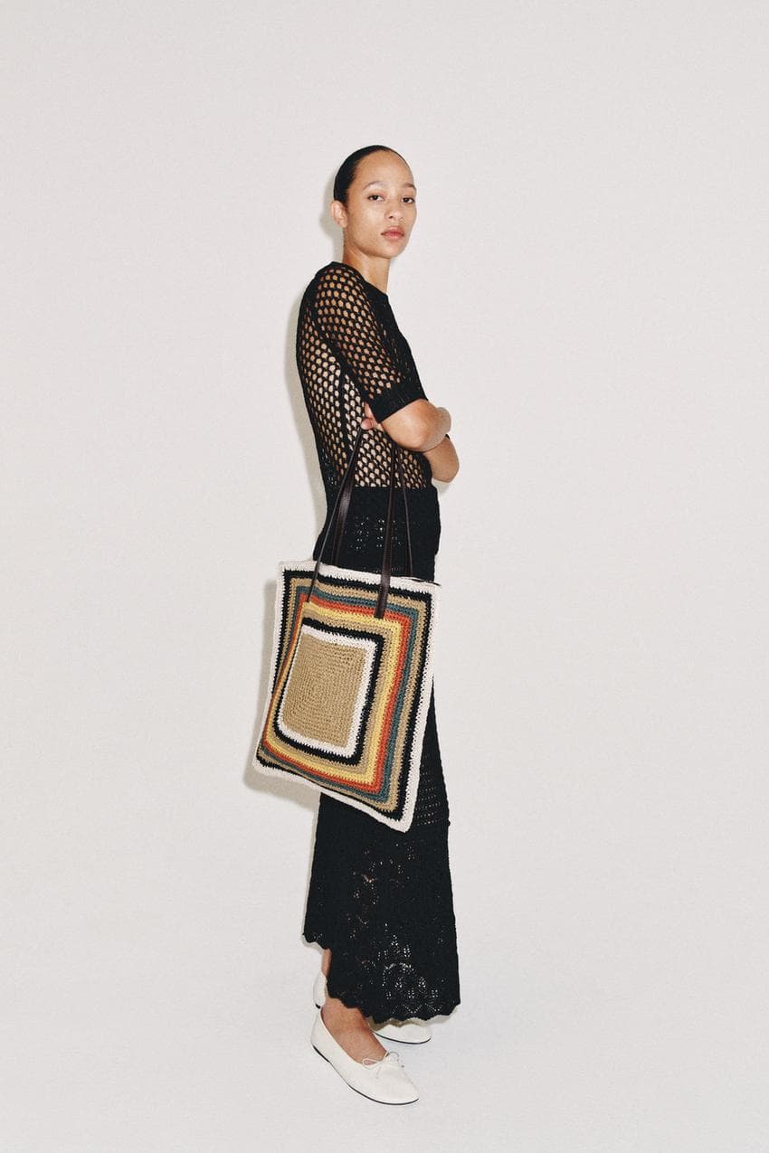 Multicolor Shopper Bag