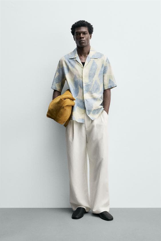 FLUID TEXTURED SHIRT - White | ZARA United States