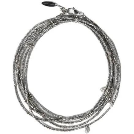 Brunello Cucinelli Sterling Silver Wrap Bracelet