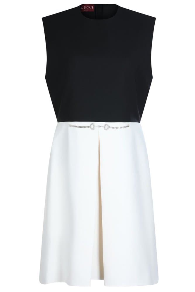 Gucci Horsebit Embellished Dress