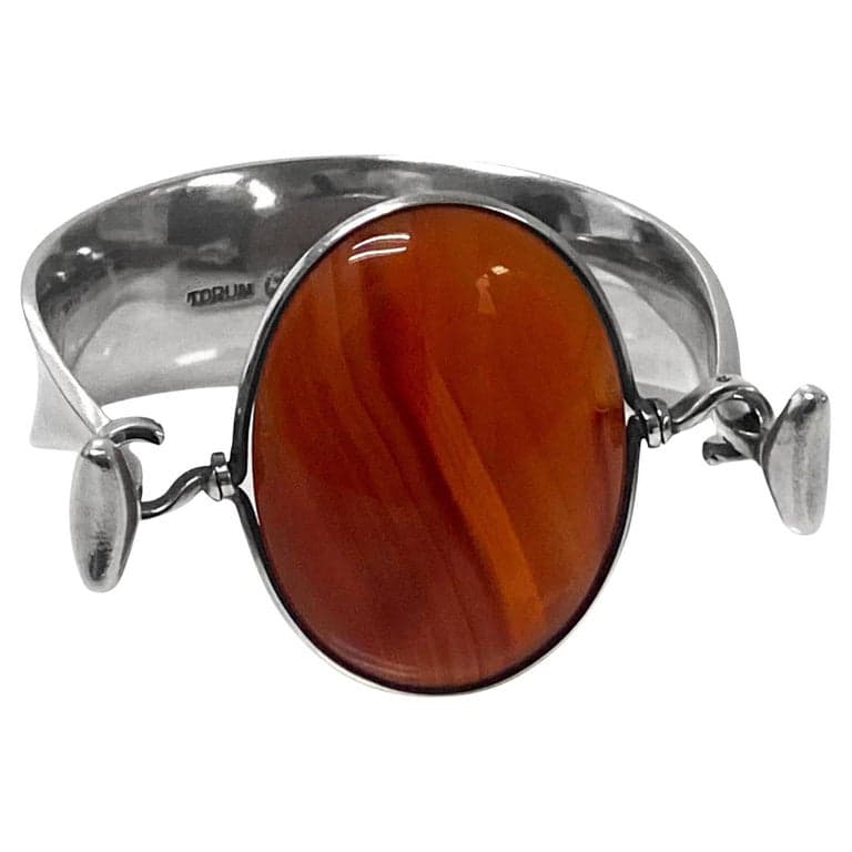 Check out this item from 1stdibs! Georg Jensen Torun Red Agate Bangle No 203 C. 1960: