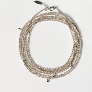 Brunello Cucinelli Sterling Silver Wrap Bracelet