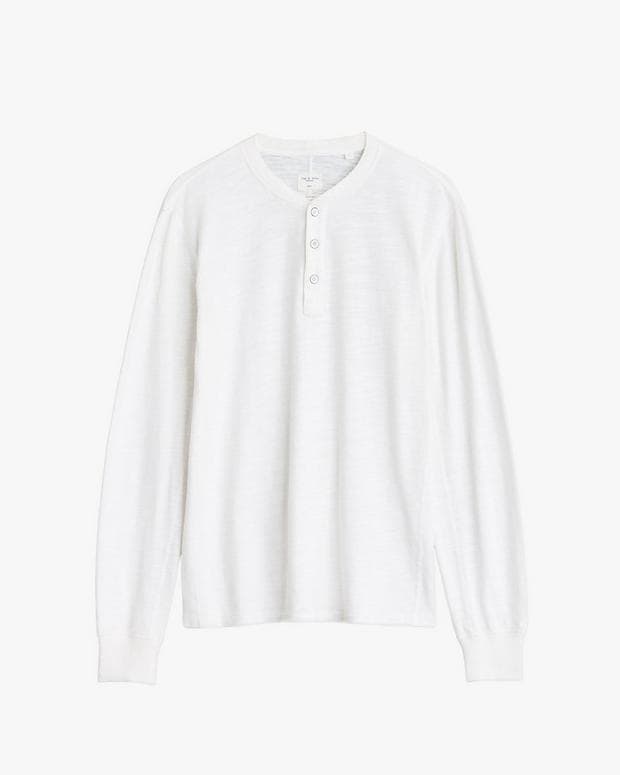 Classic Long-Sleeve Men's Henley | rag & bone
