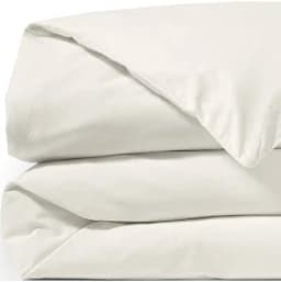 Lands' End 300 Thread Count Cotton Smooth Percale Duvet Bed Cover