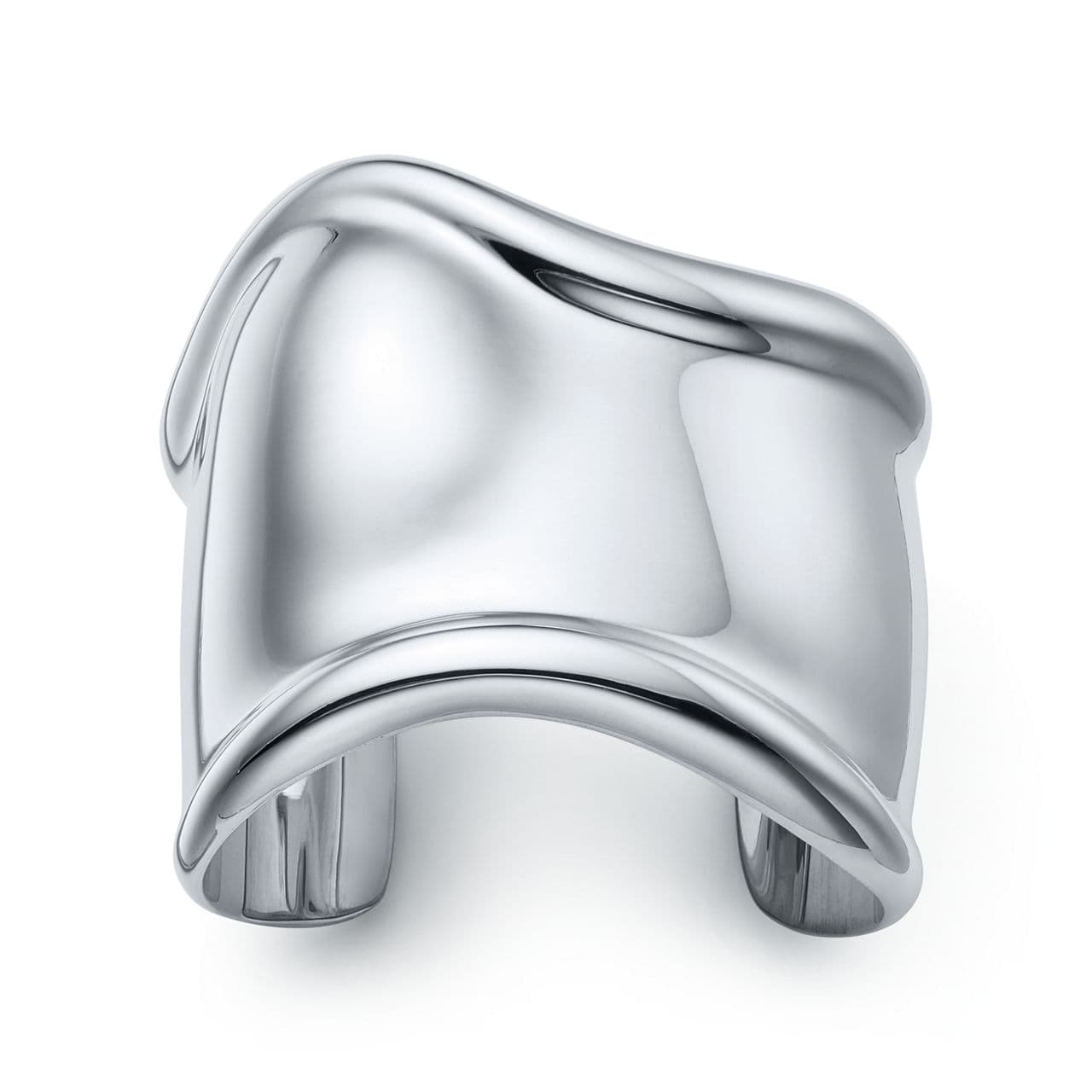 Elsa Peretti®:Medium Bone Cuff in Sterling Silver, 61 mm Wide | Tiffany & Co. US