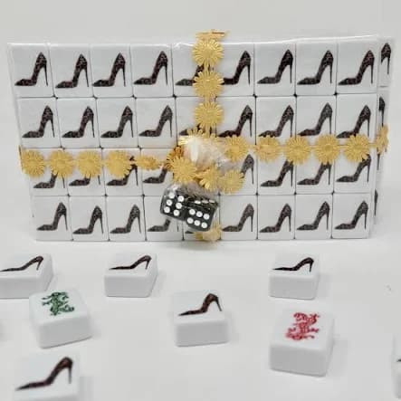 Mahjong Leopard Heel Tiles