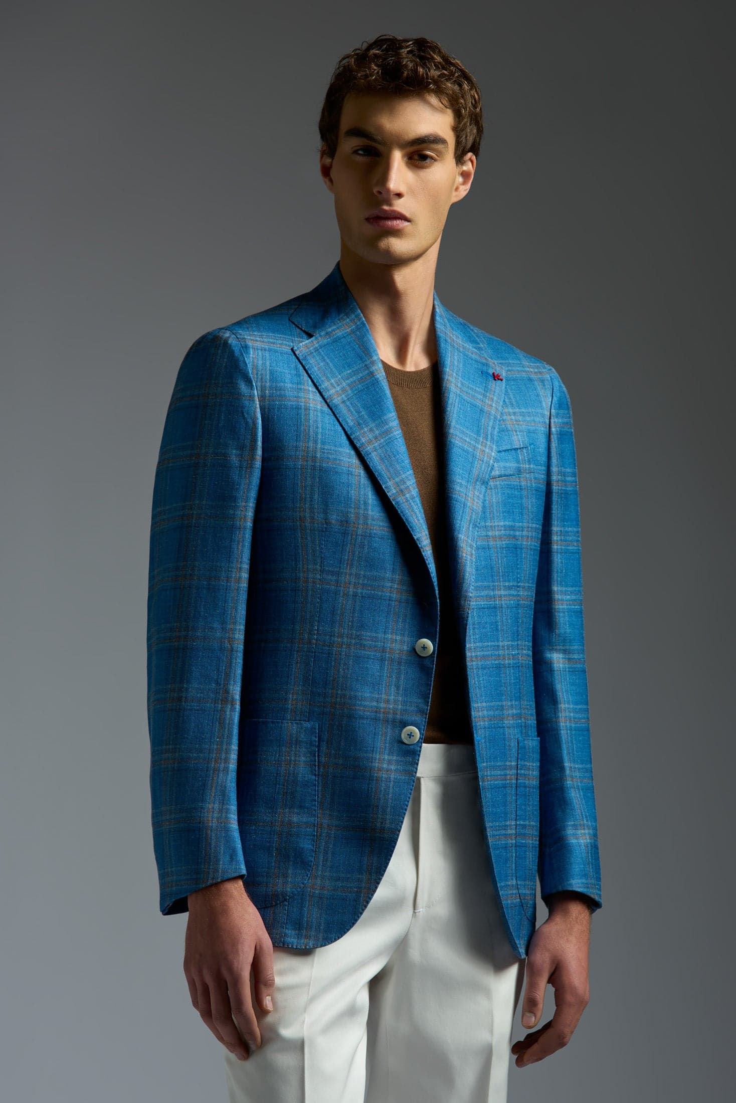 Wool Silk and Linen Marechiaro Blazer