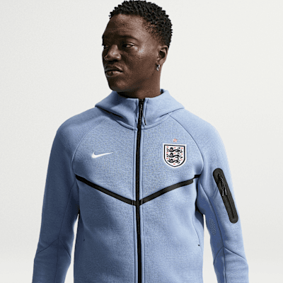 England Tech Fleece Windrunner Men's Nike Soccer Full-Zip Hoodie