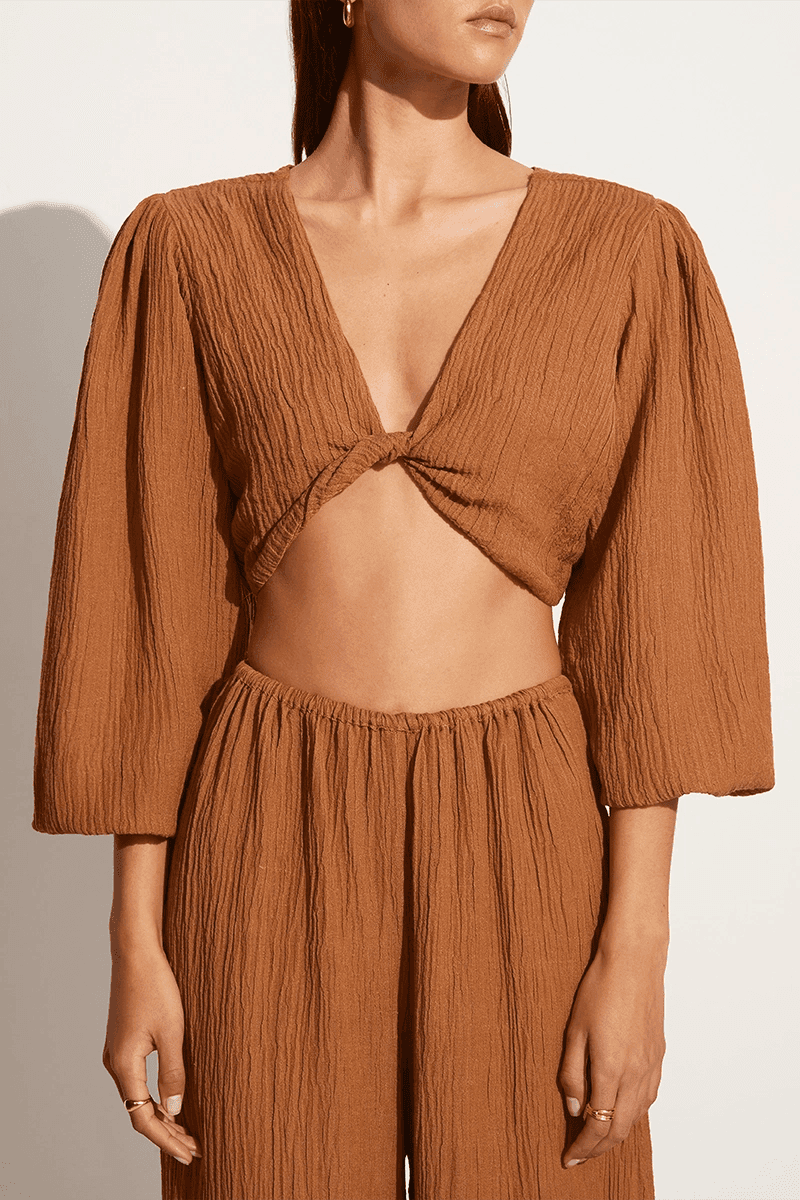 Palmera Top Caramel - Final Sale