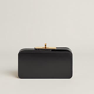 Sanglons clutch - Black | Hermès Canada