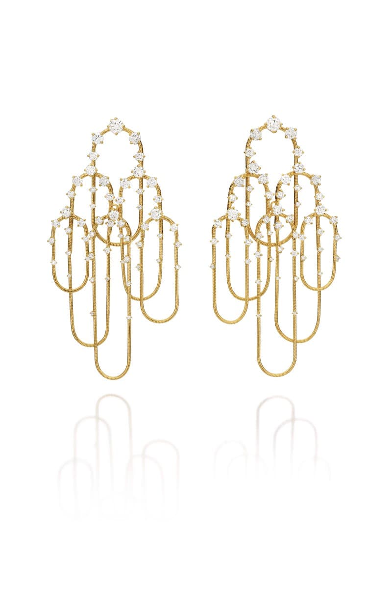Fernando Jorge Exclusive | High Multi Chain Earrings ...