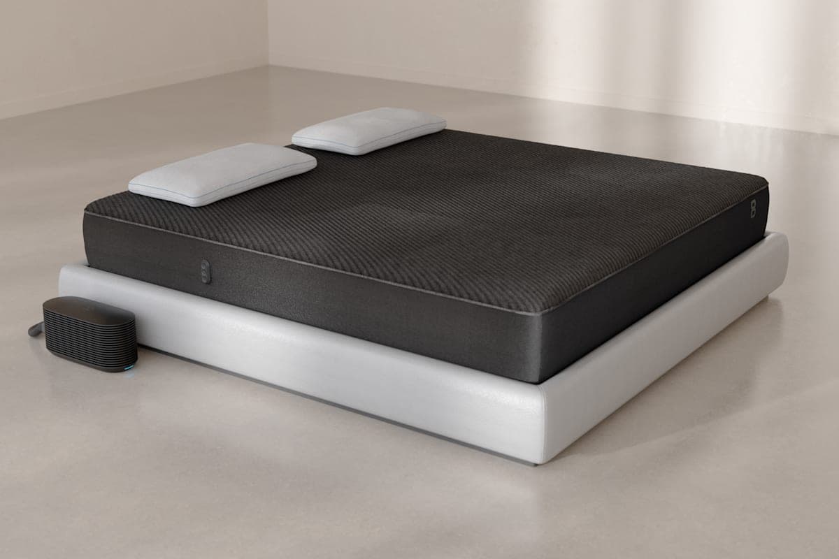 Eight Sleep Pod 6 cools or heats each side of the bed, with custom elevation and snoring reduction. Plus wearable-free sleep and health tracking.