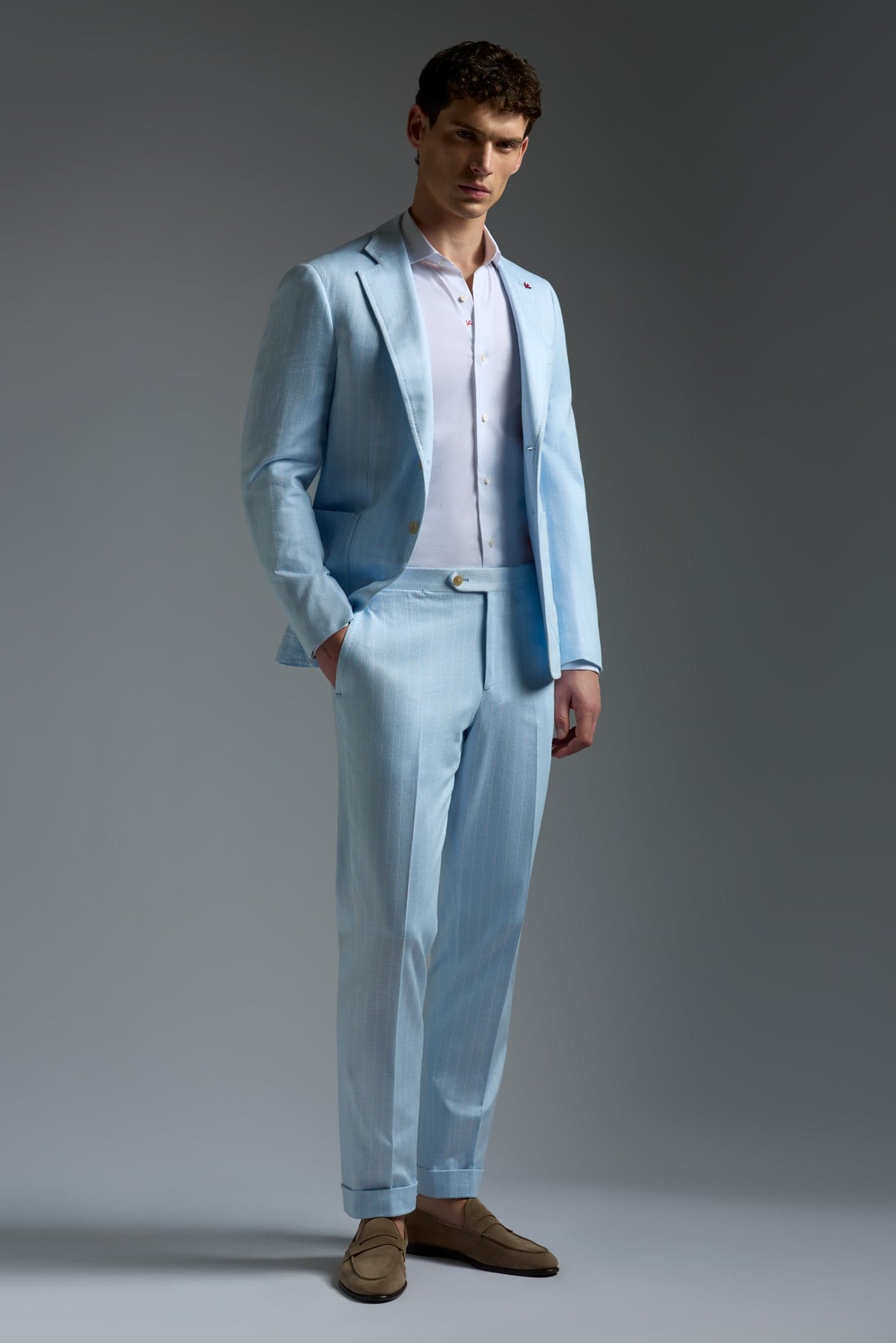 Cotton and Linen Sanità Tailored Pants