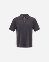 JERSEY KNIT EFFECT POLO SHIRT