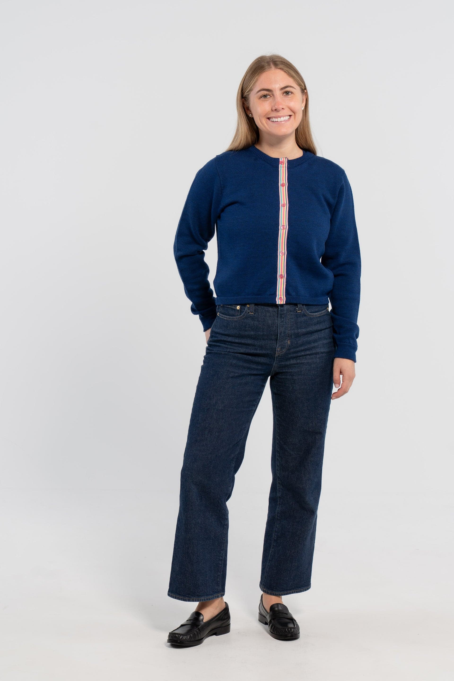 Sissy Crop Cardigan in Merino