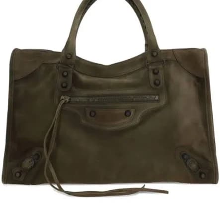 Balenciaga Medium Le City Suede Tote Bag