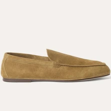 Loro Piana Summer Anton Walk Suede Loafer