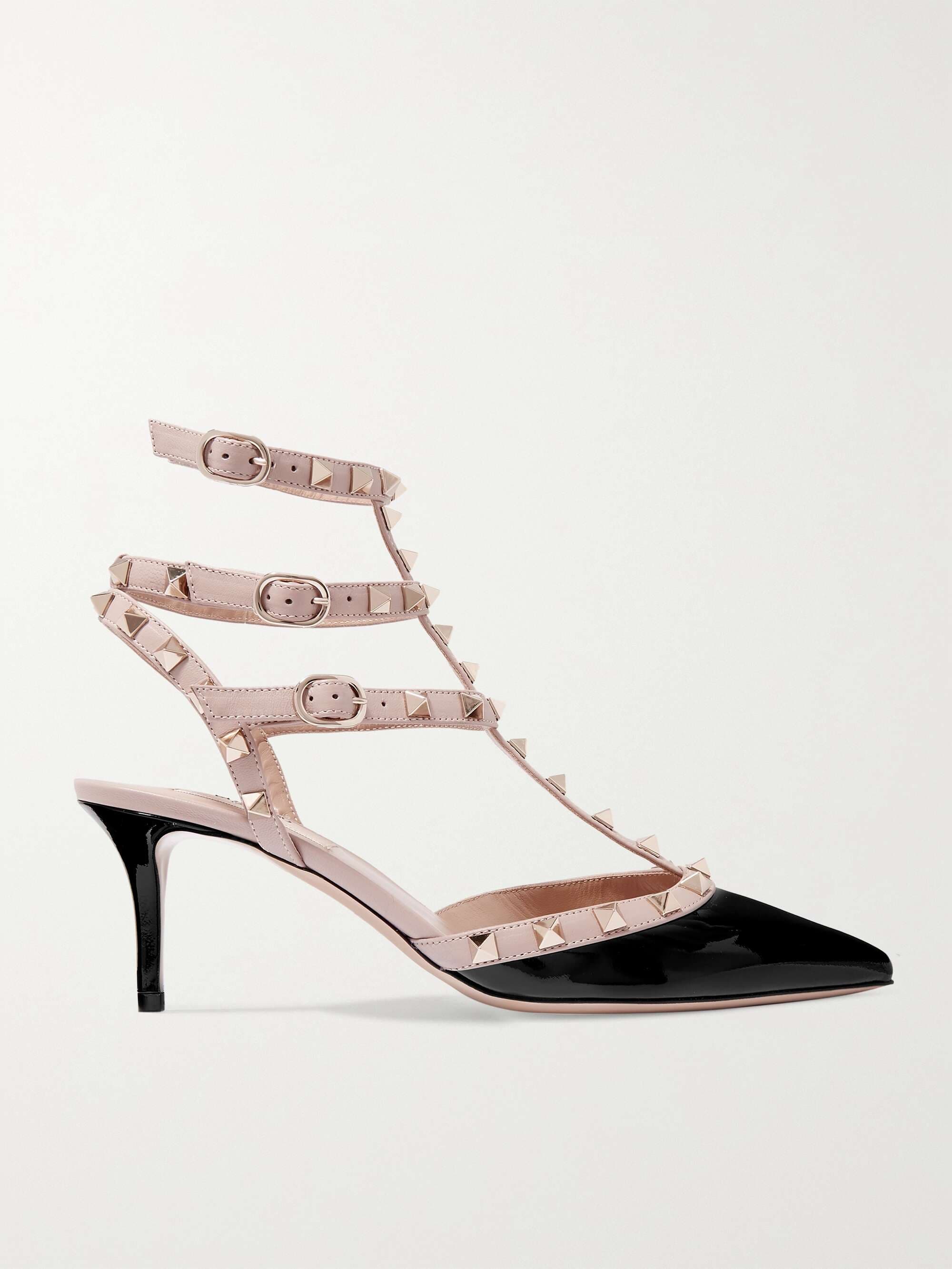VALENTINO GARAVANI Rockstud 65 patent-leather pumps