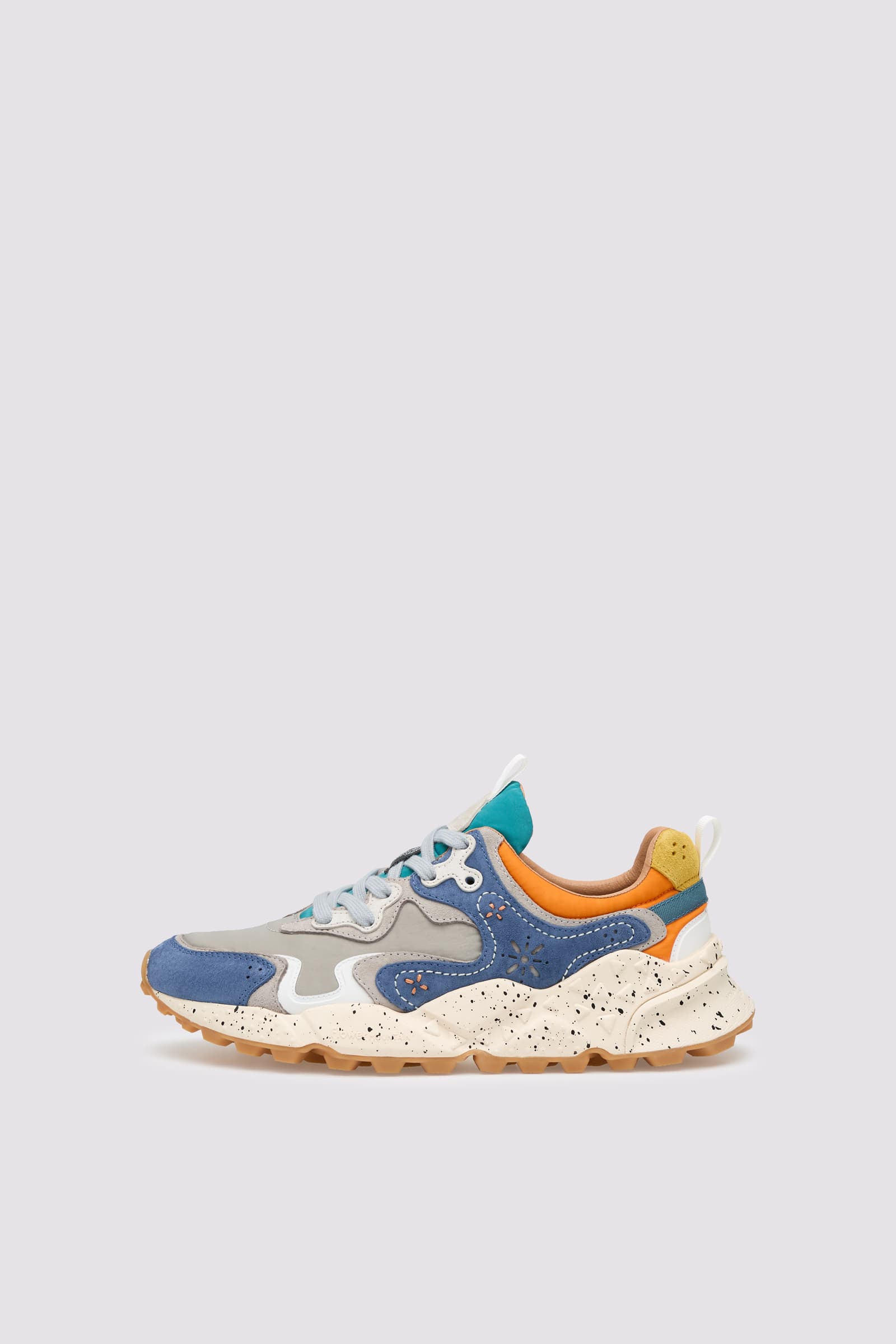 Rulis Man Suede and Technical Fabric Sneakers