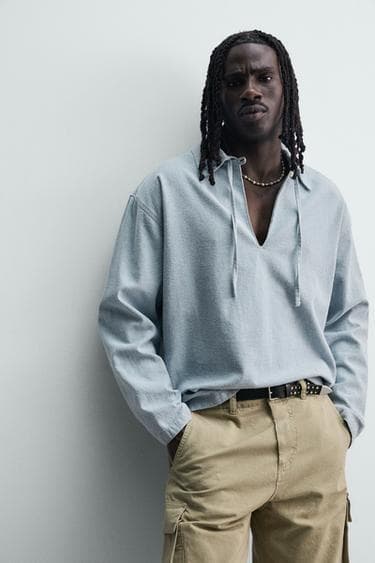 FLUID TEXTURED SHIRT