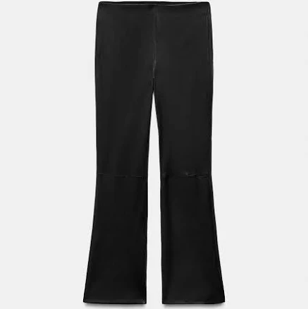 ZW COLLECTION LIMITED EDITION FLARE LEATHER PANTS